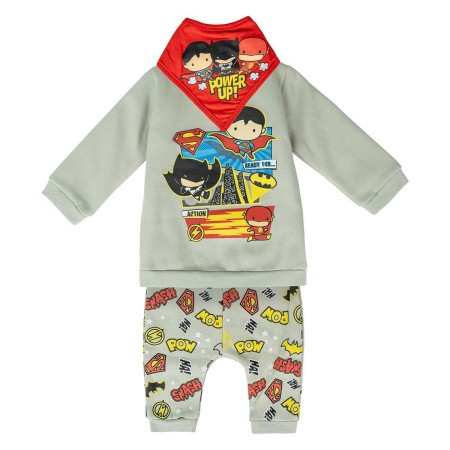 Conjunto Deportivo para Bebé Justice League Gris