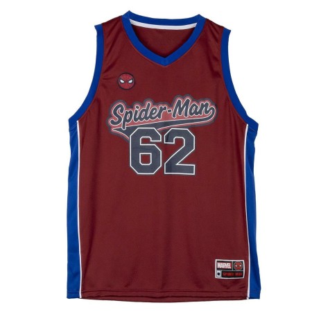 Camiseta de baloncesto Spider-Man Rojo Unisex