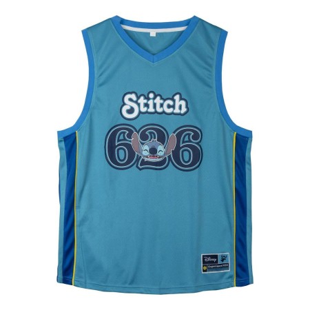 t-shirt de basket Stitch Bleu Unisexe