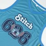 Camiseta de baloncesto Stitch Azul Unisex