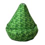 Pouf GO GIFT Vert 105 x 80 cm Poire