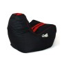 Pouf GO GIFT Noir Rouge Oxford tejido antidesgarros Cuir écologique 140 x 100 x 100 cm 140 x 100 cm