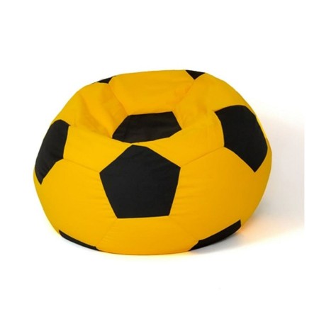 Pouf GO GIFT Jaune Noir Oxford Football