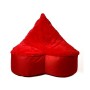 Pouf GO GIFT Rouge Oxford 140 x 100 cm