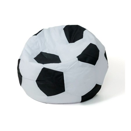 Pouf GO GIFT Blanc Noir Oxford Football