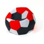 Puff GO GIFT Blanco Negro Rojo Oxford Fútbol