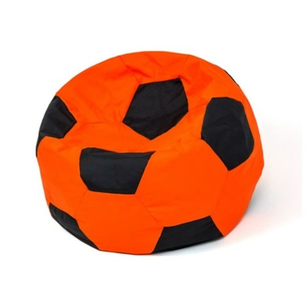 Pouf GO GIFT Noir Orange Oxford Football