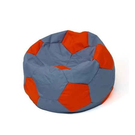 Puff GO GIFT Rojo Gris Oxford Fútbol