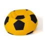 Pouf GO GIFT Jaune Noir Oxford Football