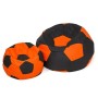 Puff GO GIFT Negro Naranja Oxford Fútbol