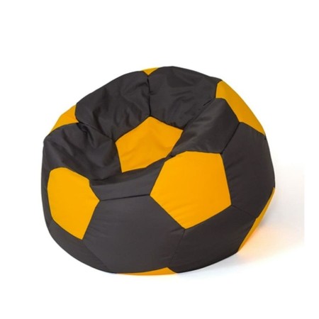 Pouf GO GIFT Jaune Noir Oxford Football