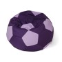 Pouf GO GIFT Violet Pourpre Oxford Football