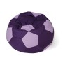 Puff GO GIFT Morado Púrpura Oxford Fútbol