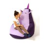 Puff GO GIFT Morado Púrpura Oxford 105 x 80 cm