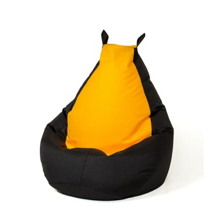 Pouf GO GIFT Jaune Noir Oxford 105 x 80 cm