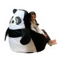 Puff GO GIFT Blanco Negro Oxford 105 x 80 cm