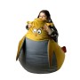 Puff GO GIFT Oro Gris Terciopelo 130 x 90 cm