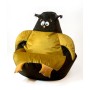 Pouf GO GIFT Or Bronze Oxford 105 x 80 cm