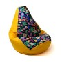 Pouf GO GIFT Jaune 105 x 80 cm Poire