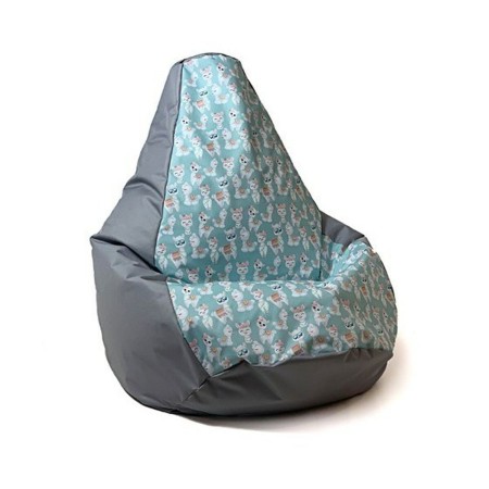 Pouf GO GIFT Gris 105 x 80 cm Poire