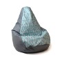 Pouf GO GIFT Gris 140 x 100 cm Poire