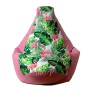 Pouf GO GIFT Rose 105 x 80 cm Poire