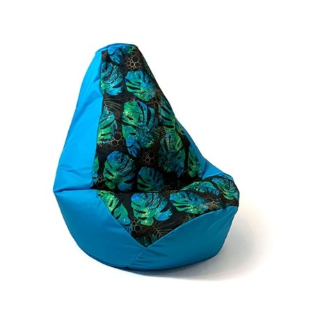 Pouf GO GIFT Bleu 130 x 90 cm Poire