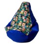 Puff GO GIFT Azul Oxford tejido antidesgarros La patrulla canina 130 x 90 cm