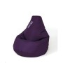 Pouf GO GIFT Bordeaux Oxford tejido antidesgarros 105 x 80 cm