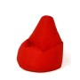 Pouf GO GIFT Rouge intense 105 x 80 cm Poire