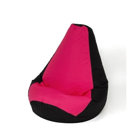 Puff GO GIFT Negro Rosa 140 x 100 cm Pera