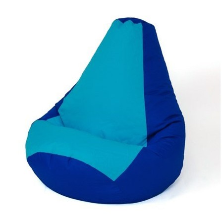 Pouf GO GIFT Bleu Bordeaux Oxford tejido antidesgarros 105 x 80 cm