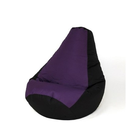 Pouf GO GIFT Noir Pourpre 105 x 80 cm Poire