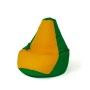 Pouf GO GIFT Jaune Vert 140 x 100 cm Poire