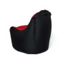 Pouf GO GIFT Noir Rouge Oxford tejido antidesgarros