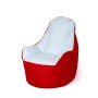 Puff GO GIFT Blanco Rojo Oxford tejido antidesgarros