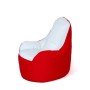 Pouf GO GIFT Blanc Rouge Oxford tejido antidesgarros