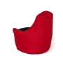 Pouf GO GIFT Noir Rouge Oxford tejido antidesgarros