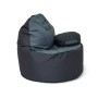 Pouf GO GIFT Gris Graphite Oxford tejido antidesgarros 120 x 80 x 80 cm