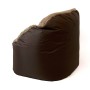 Pouf GO GIFT Café Oxford tejido antidesgarros