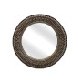 Espejo de pared Romimex Plateado Resina 28 x 28 x 3 cm