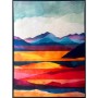 Cadre Romimex Velours Bois MDF Paysage 83 x 123 x 4 cm