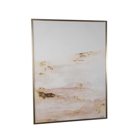 Toile Romimex polystyrène Bois MDF Abstrait Paysage 60 x 80 x 3 cm