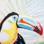 Cadre Alexandra House Living Toucan Toile Bois d'épicéa 120 x 3 x 90 cm