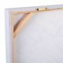 Cadre Alexandra House Living Toile Bois d'épicéa 80 x 3 x 80 cm