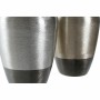 Vase DKD Home Decor Aluminium Moderne Argenté (2 pcs) (22 x 22 x 30 cm)