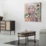 Cadre Alexandra House Living Life Toile Bois d'épicéa 100 x 3 x 100 cm