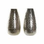 Vase DKD Home Decor Aluminium Moderne Argenté (2 pcs) (16 x 16 x 32 cm)