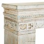 Façades de cheminée Alexandra House Living Blanc Bois d'épicéa Bois MDF 30 x 110 x 100 cm