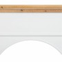 Façades de cheminée Alexandra House Living Blanc Bois d'épicéa Bois MDF 29 x 101 x 125 cm